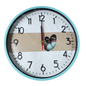 Reloj de pared de 27cm a pila AA - Mariposa