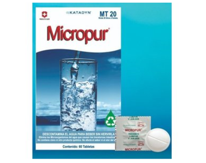 Pastillas purificadoras de agua MICROPUR