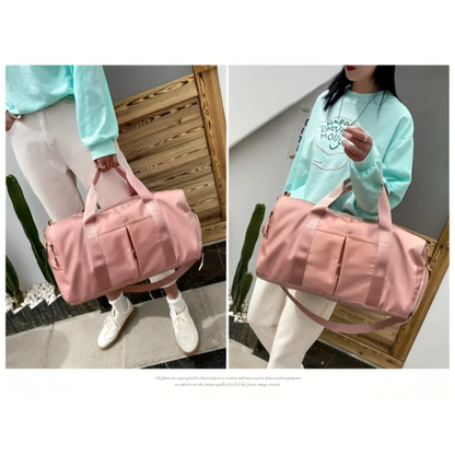Bolso de viaje de gran capacidad con compartimento para zapatos