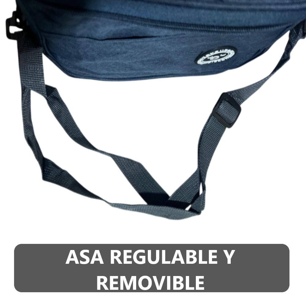 Mochila Térmica con Asa Removible y Bolsillo Delantero - Color entero