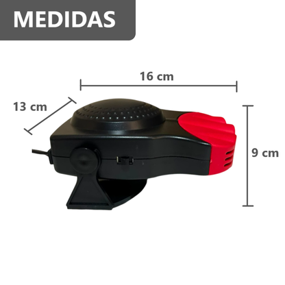 Aeroterma Calefactor Ventilador portátil para coche de 12 V