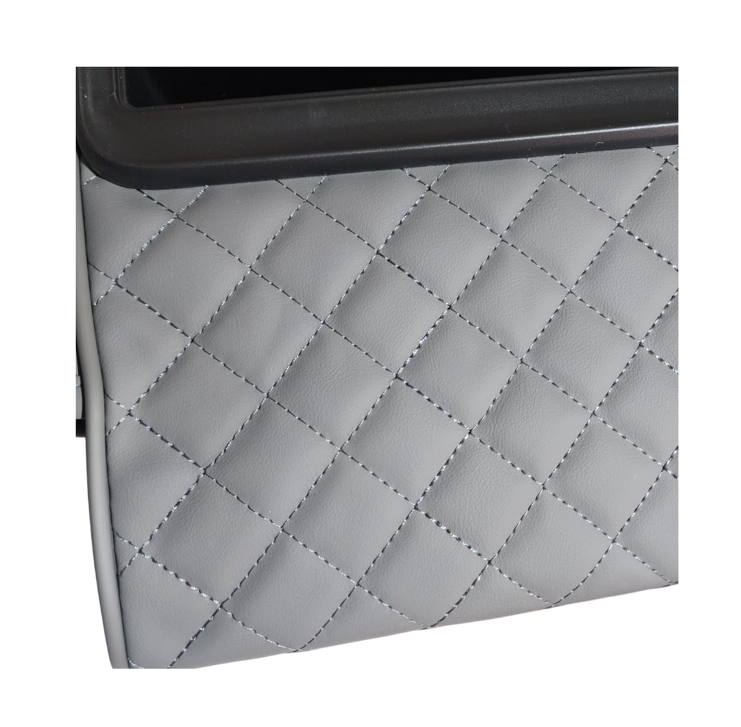 Caja de almacenamiento portavaso porta servilleta y telefono - GRIS