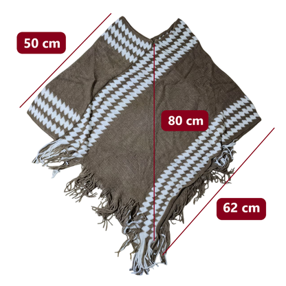 Pullover Poncho Chal Elegante de Mujer