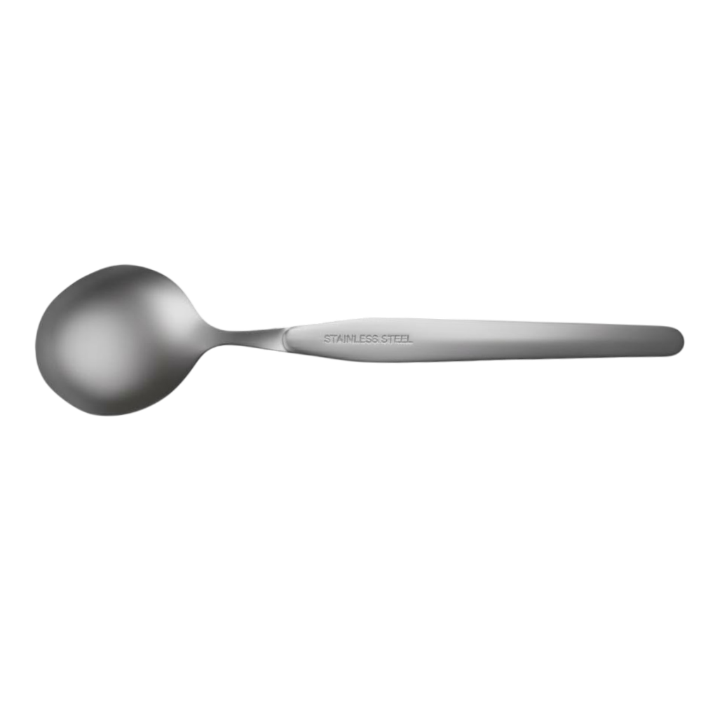 Set de 24 cubiertos: 12  Cucharas + 12 Tenedores Elegantes de Acero Inoxidable – 19 cm de Largo