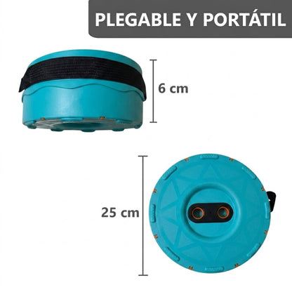 Pack x2 Bancos Retráctil Portátil Fácil de llevar con diseño de arcoíris