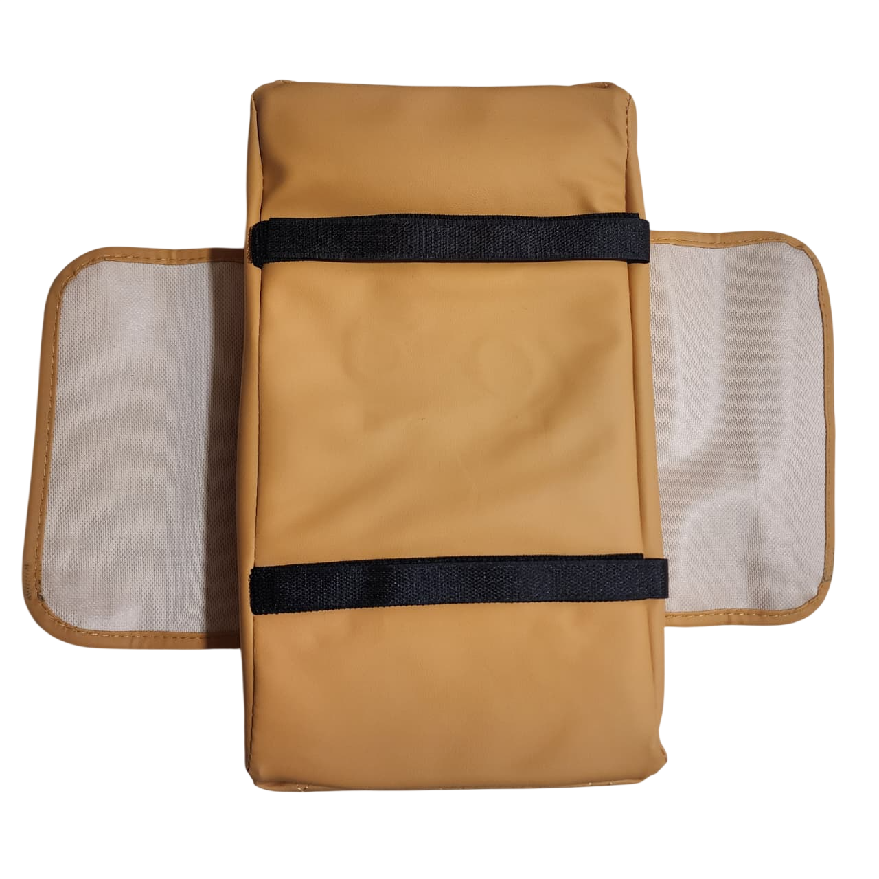 Caja de almacenamiento portavaso porta servilleta y telefono - NARANJA