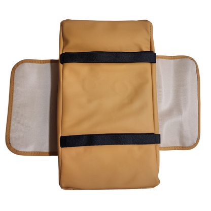 Caja de almacenamiento portavaso porta servilleta y telefono - NARANJA