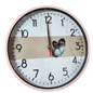Reloj de pared de 27cm a pila AA - Mariposa