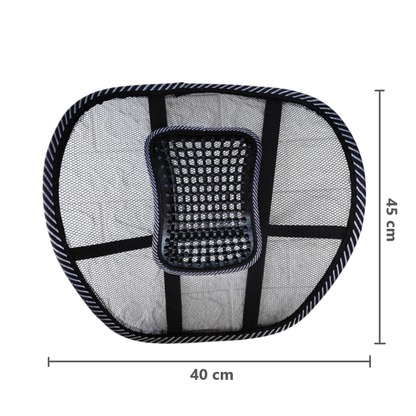 Pack x2 Cojín Soporte Lumbar para Asiento de Carro Auto Oficina