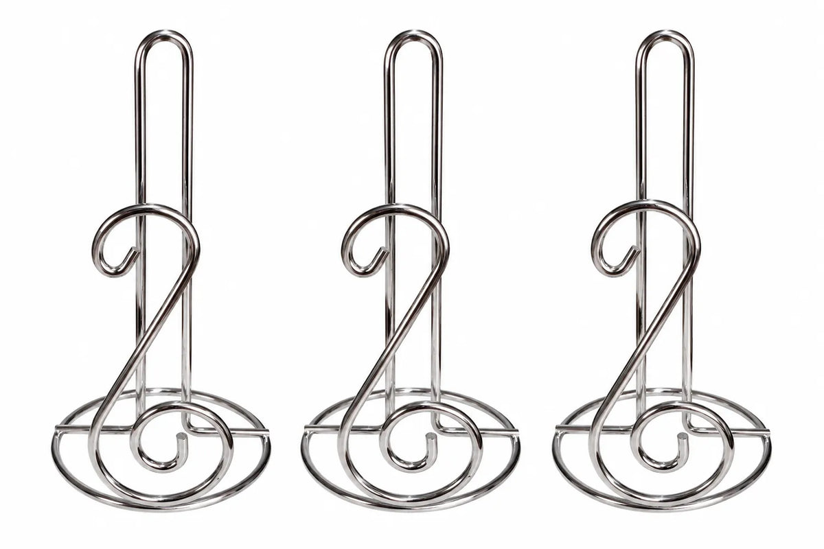 Pack x3 Porta papel toalla Soporte de metal para cocina mesa - 29 x 15 cm