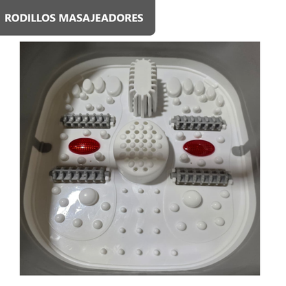 Tina masajeadora Eléctrica Plegable para Pies