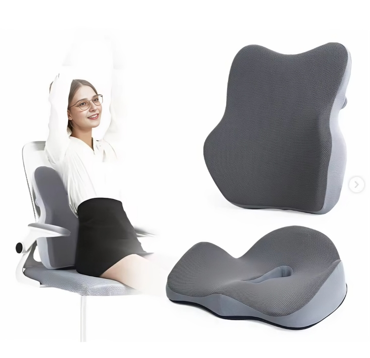 Asiento Cojín ergonómico de oficina con soporte para la espalda