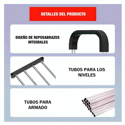 Organizador Estante Zapatero 5 Niveles ROSADO
