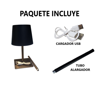 LAMPARA LED DE ESCRITORIO - NEGRO