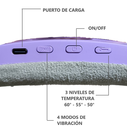 Masajeador Almohadilla térmica para calambres menstruales