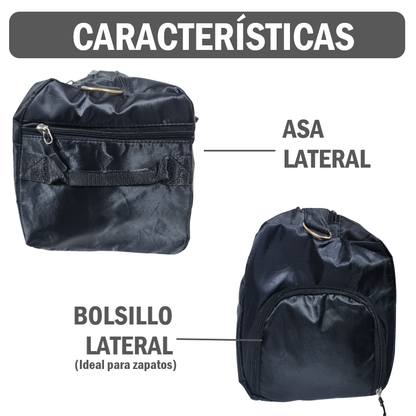 Bolso de viaje de gran capacidad con compartimento para zapatos