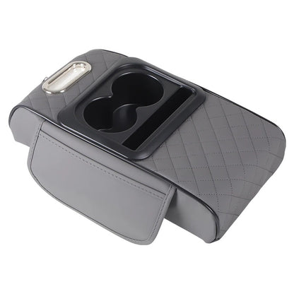 Caja de almacenamiento portavaso porta servilleta y telefono - GRIS