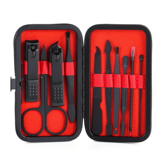 Set de Manicura y Pedicura de acero inoxidable - 10 en 1