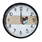 Reloj de pared de 27cm a pila AA - Mariposa