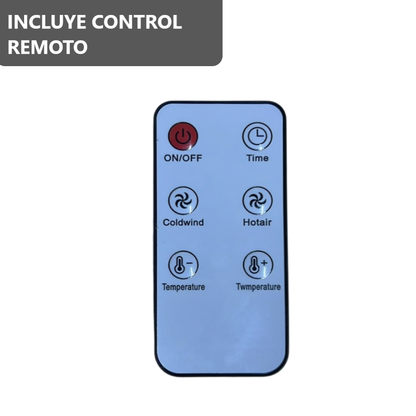 Calefactor Climatizador Eléctrico De Pared 2 En 1 - Frío y Caliente