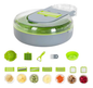 Cortador Rallador 9 En 1 De Frutas Picador Verduras Manual