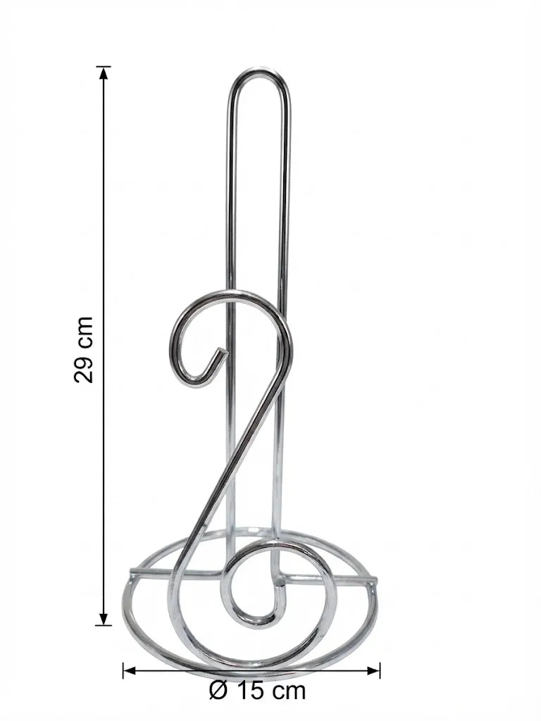 Pack x4 Porta papel toalla Soporte de metal para cocina mesa - 29 x 15 cm