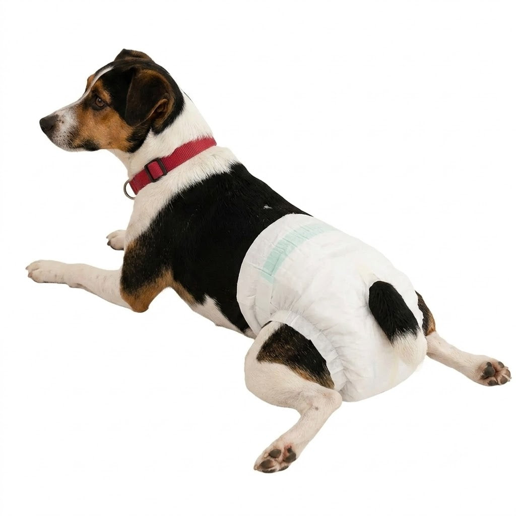 Pack x2 Pañales desechable Absorbente Para Perro Hembra 12 unidades - talla M