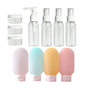 Kit 11 botellas de viaje contenedores portátiles - Blanco