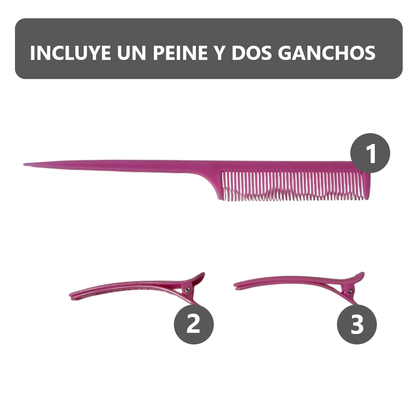 Rizador Giratorio de cabello para mujer portátil DE 60W - Blanco