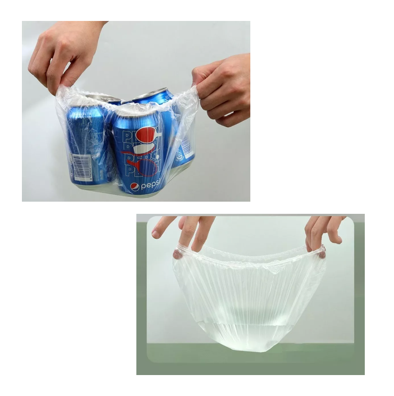 100 cobertores de plástico multiuso bolsas cubiertas elásticas