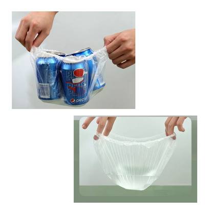 100 cobertores de plástico multiuso bolsas cubiertas elásticas
