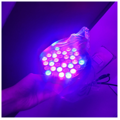 Lámpara Foco 36 LED tipo discoteca para fiesta con giro 360°