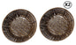 Pack 2 Paneras circular de Plástico tipo mimbre