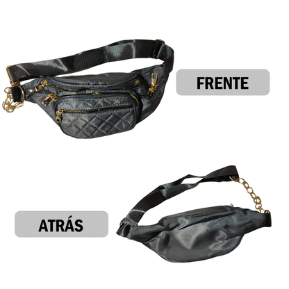 Canguro elegante de mujer con cierre colores