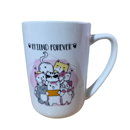 Kit x2 Tazas de con figura de gatos