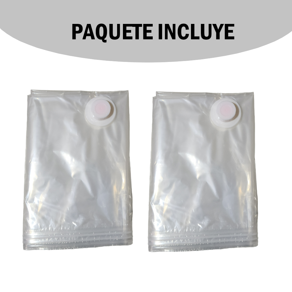 Pack x2 Bolsas de almacenamiento al vacío (60 x 80 cm )
