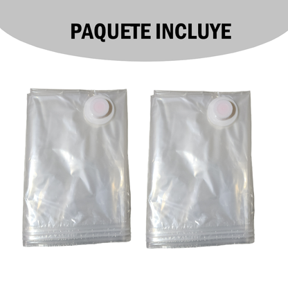 Pack x2 Bolsas de almacenamiento al vacío (60 x 80 cm )