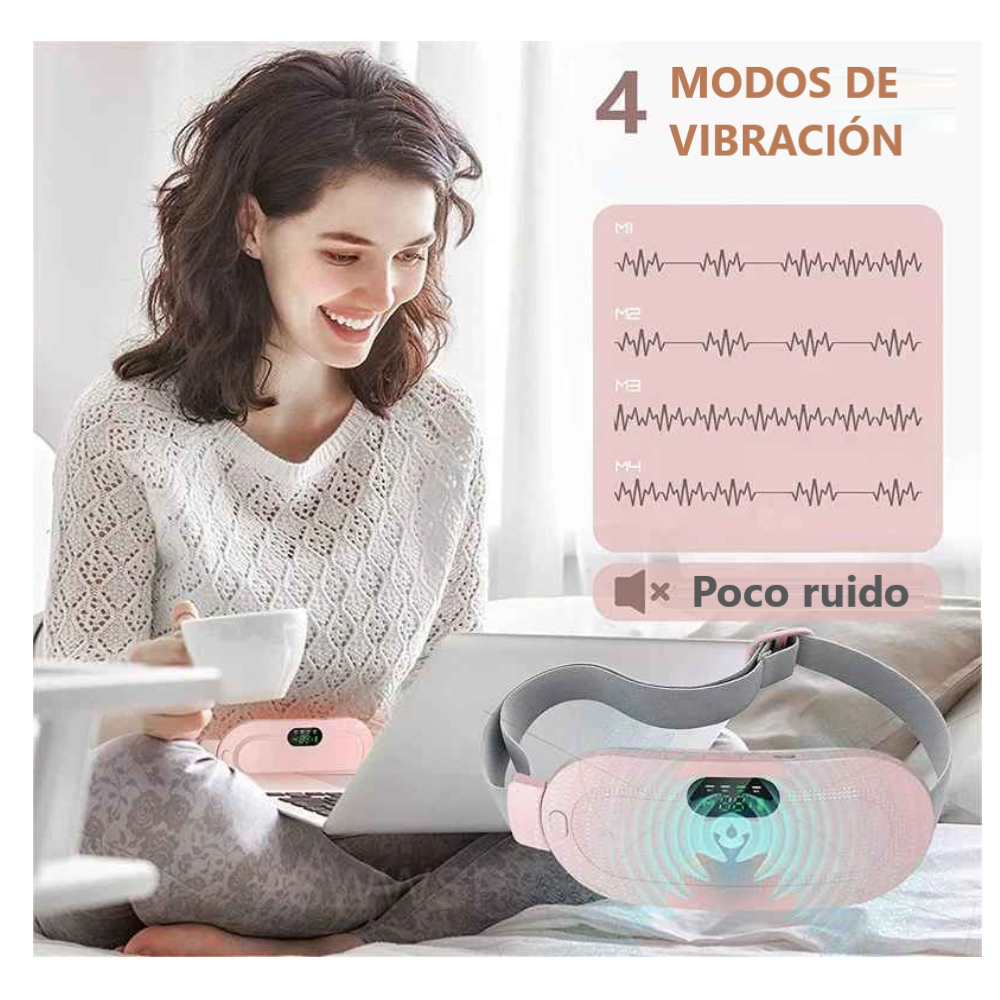 Masajeador Almohadilla térmica para calambres menstruales