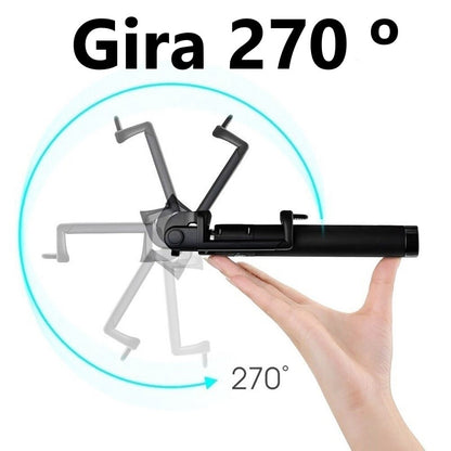 Selfie Stick Palo con cable de 78cm 270 grados