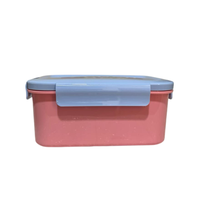 Taper Bento Acero Inoxidable 2 Divisiones 700 ml - Rosado Celeste