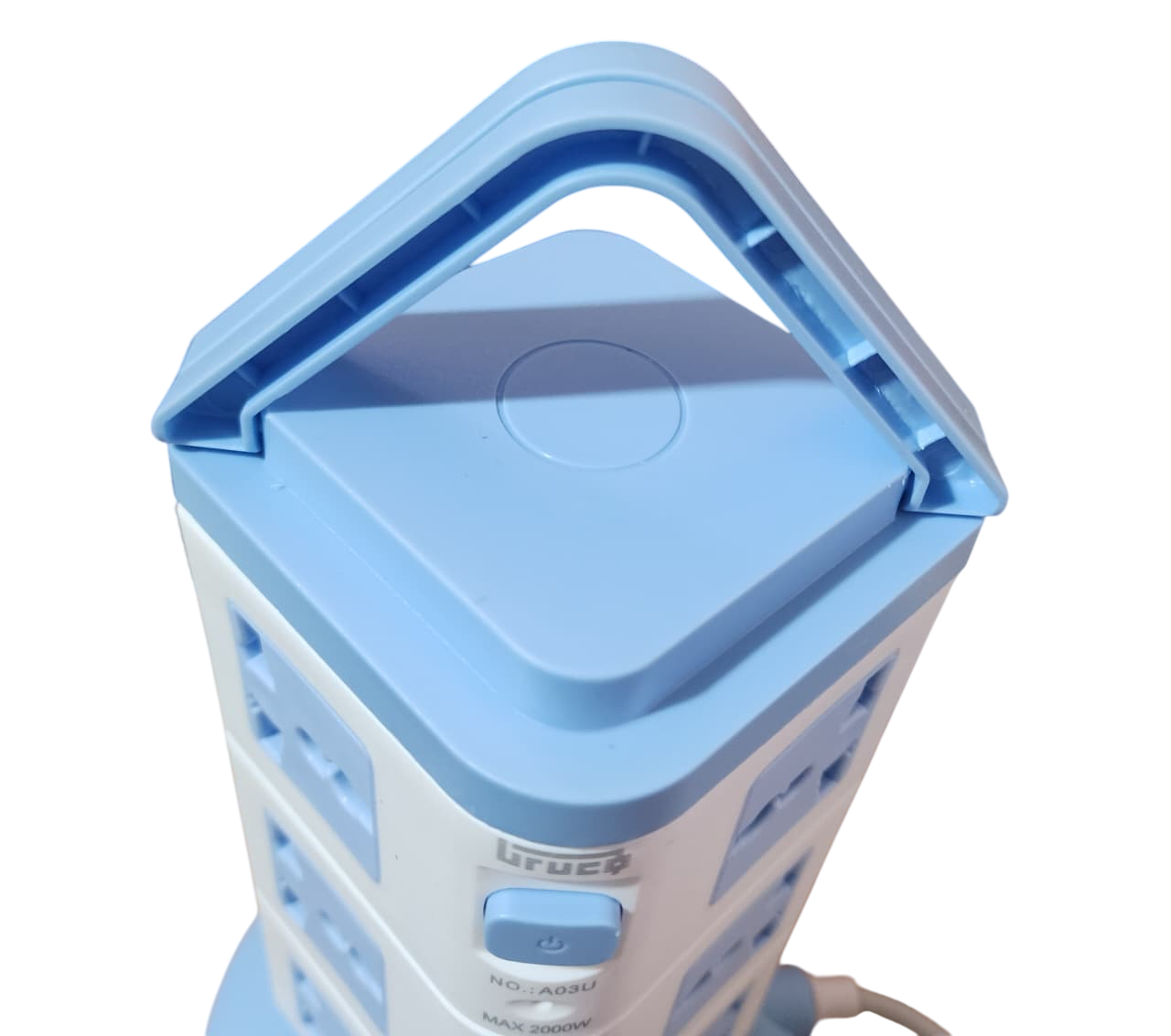 Torre Multifuncional 12 Conexiones extension con 3 Puertos USB