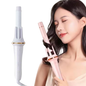 Rizador Giratorio de cabello para mujer portátil DE 60W - Blanco