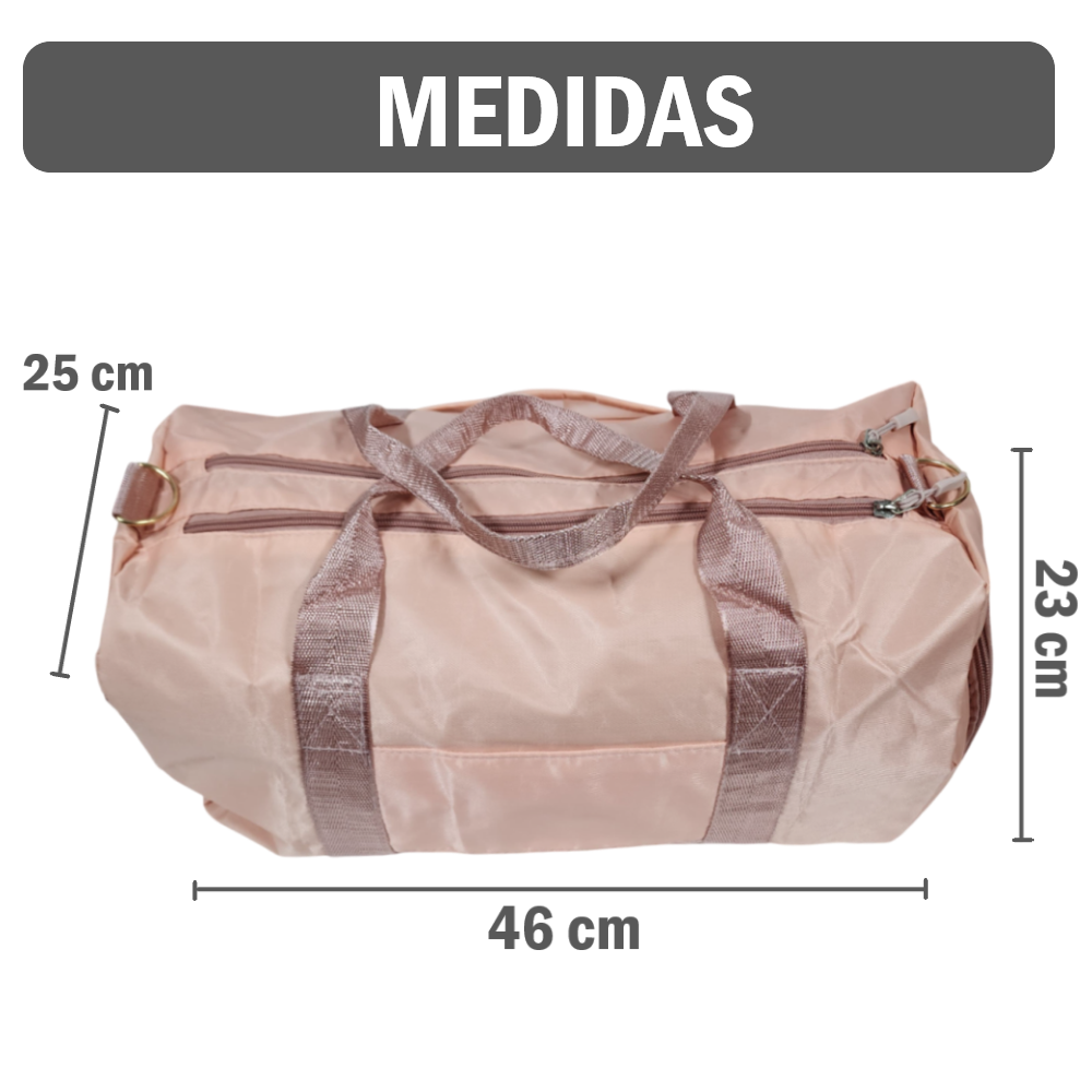 Bolso de viaje de gran capacidad con compartimento para zapatos