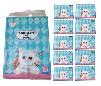 Paquetes con 360 Servilletas de papel tissue Desechables