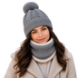 Gorro Chullo con Bufanda de lana y felpa para Invierno