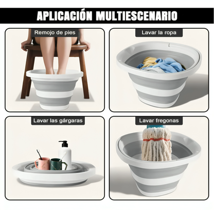 Balde Plegable Multifuncional con Asa