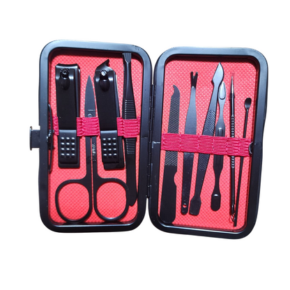 Set de Manicura y Pedicura de acero inoxidable - 10 en 1
