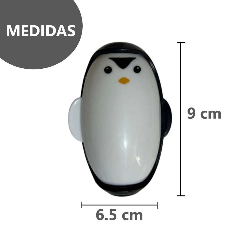 Quita pelusas de pingüino tipo rodillo lavable reutilizable con fuerte adhesivo - Negro
