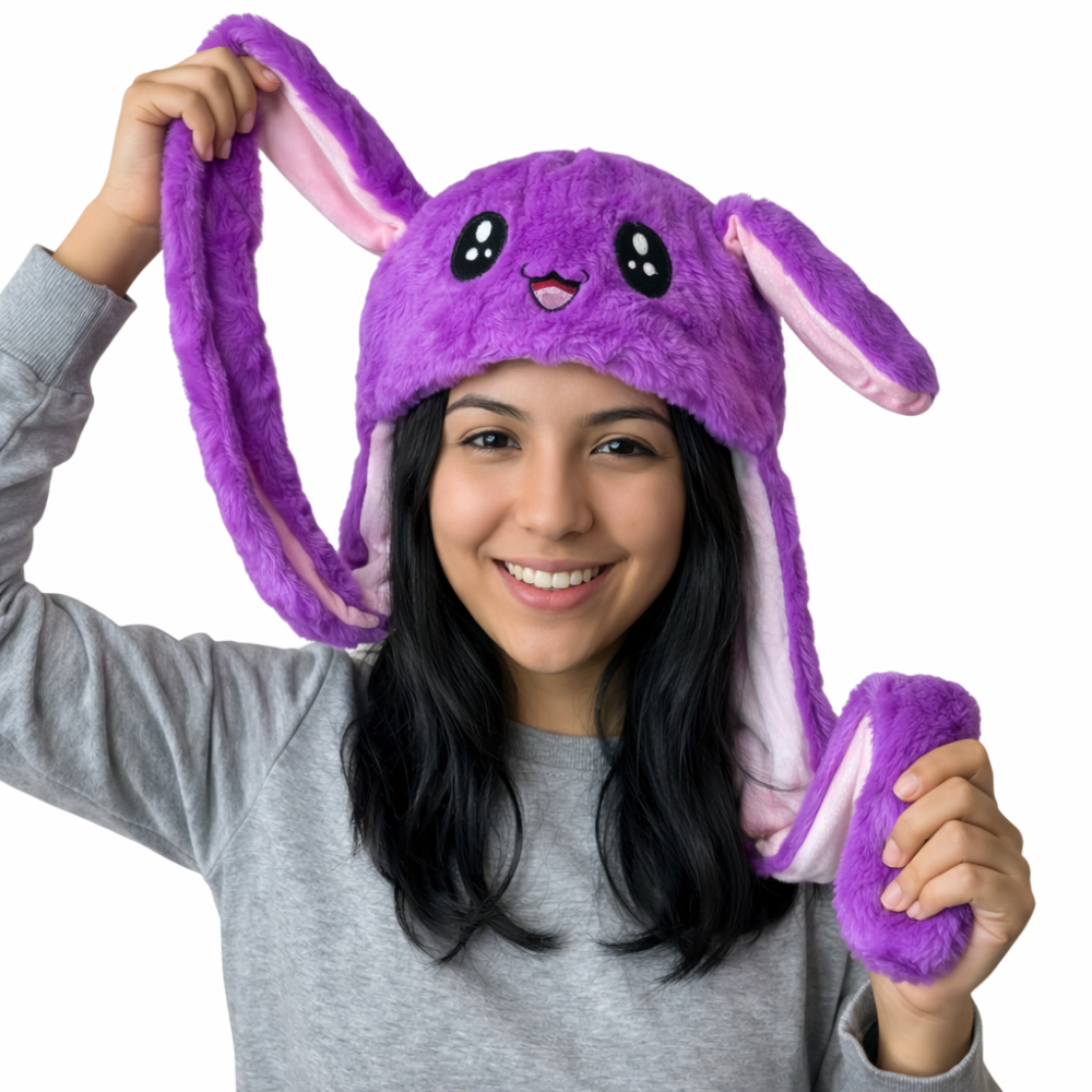GORROS CON LUCES DE OREJAS MOVIBLES