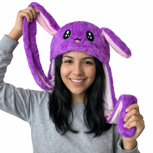 GORROS CON LUCES DE OREJAS MOVIBLES